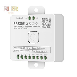 Bộ điều khiển LED Wifi 12 trong 1 SP530E PWM SPI Pixels Dimmer cho WS2812B WS28111 RGB RGBW Dải LED có điều khiển bằng giọng nói