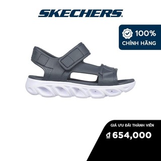 Skechers Bé Trai Xăng Đan Thường Ngày, Đi Học Foamies Hypno-Splash Sun Breaks - 406705L-CHAR (June_Live)