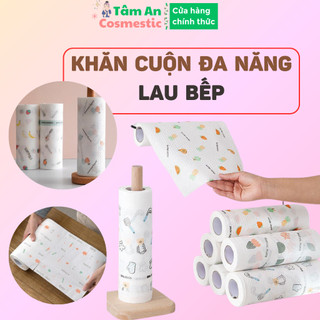 Cuộn khăn đa năng lau bếp, chén đĩa, khăn lau bếp, giấy lau bếp