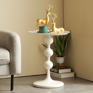 Bàn Ghế Sofa Kiểu Bắc Âu Bàn Cà Phê Gia Dụng Bàn Tròn Nhỏ Đầu Giường Sắt Rèn