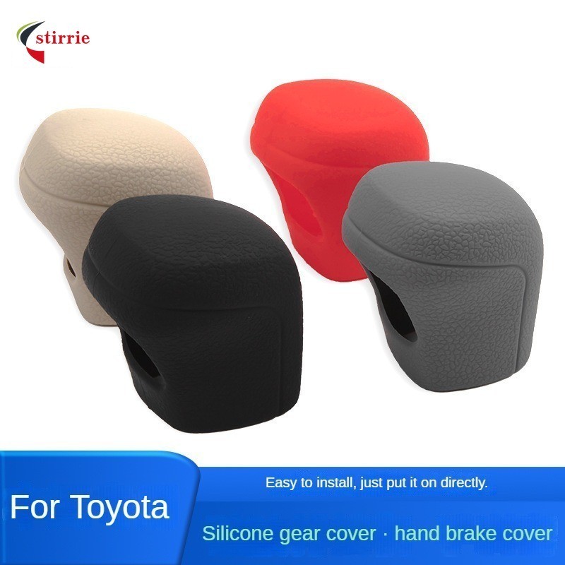 1 Chiếc Silicon Xe Ốp Lưng Bánh Răng Đầu Dịch Chuyển Vòng Cổ Núm Tay Cầm Bao Cần Số Trang Trí Dành Cho Xe Toyota Corolla Thunder Camry CHR IZOA B4K8