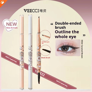 Bút Gel kẻ mắt hai đầu VEECCI VEECCI ❈ ❈ ❈ ❈ ❈ ❈ ❈ ❈ Màu sắc lâu trôi Không thấm nước Bút kẻ mắt hai đầu Trang điểm mắt