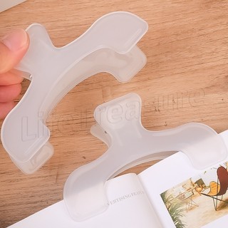 [Nổi bật] Kẹp sách cong cố định - Dụng cụ sắp xếp giấy kiểm tra - Kẹp sổ tay - Hỗ trợ đọc sách - Thư mục đóng sách tệp - DIY, Trong suốt - Đồ dùng văn phòng trường học - Văn phòng phẩm dành cho học sinh