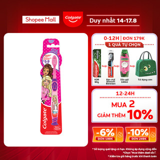 Bàn chải đánh răng Colgate họa tiết Barbie dành cho trẻ