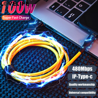  Cáp dữ liệu USB sang Micro - Đầu nối C sang C - Dây sạc nhanh 100W - Truyền dữ liệu tốc độ cao - Đường dây điện thoại 1,2M - Làm dày, Độ bền - Dành cho thiết bị Android
