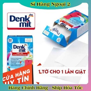 [auth] Giấy hút màu và chống phai màu quần áo DENKMIT 24 tờ- Nội địa Đức Đủ Bill [Hot]