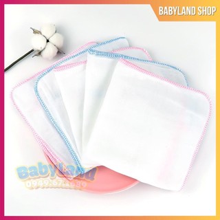 Gói 10 chiếc khăn sữa 4 lớp cho bé - Khăn sữa cho bé 4 lớp