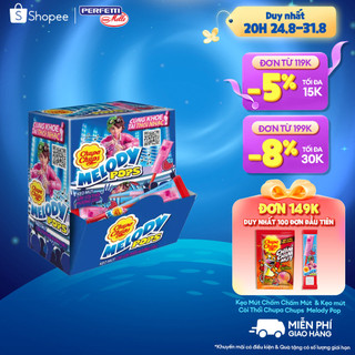 Hộp Kẹo mút còi thỏi Chupa Chups Melody Pops