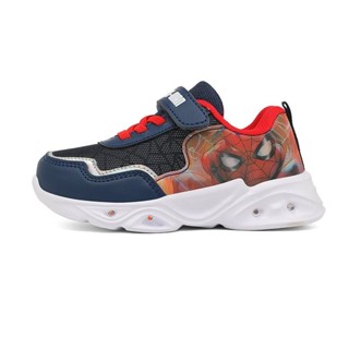   Có sẵn   Chính hãng   Ảnh thật  GIÀY THỂ THAO SNEAKERS DISNEY SPIDER-MAN CHO BÉ TRAI MẪU NHỆN ĐEN NAVY CÓ ĐÈN NHÁY 