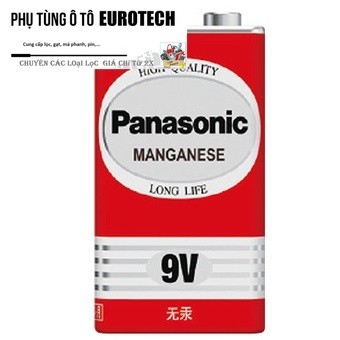Pin panasonic 9v 🍁6F22DT/1S🍁 [BẢO HÀNH 1 NĂM]