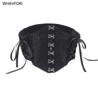 WHAVFORI Woman Co Giãn Corset Có Dây Có Thể Điều Chỉnh Nâng Lên Underbust Corset Tiếp Liệu