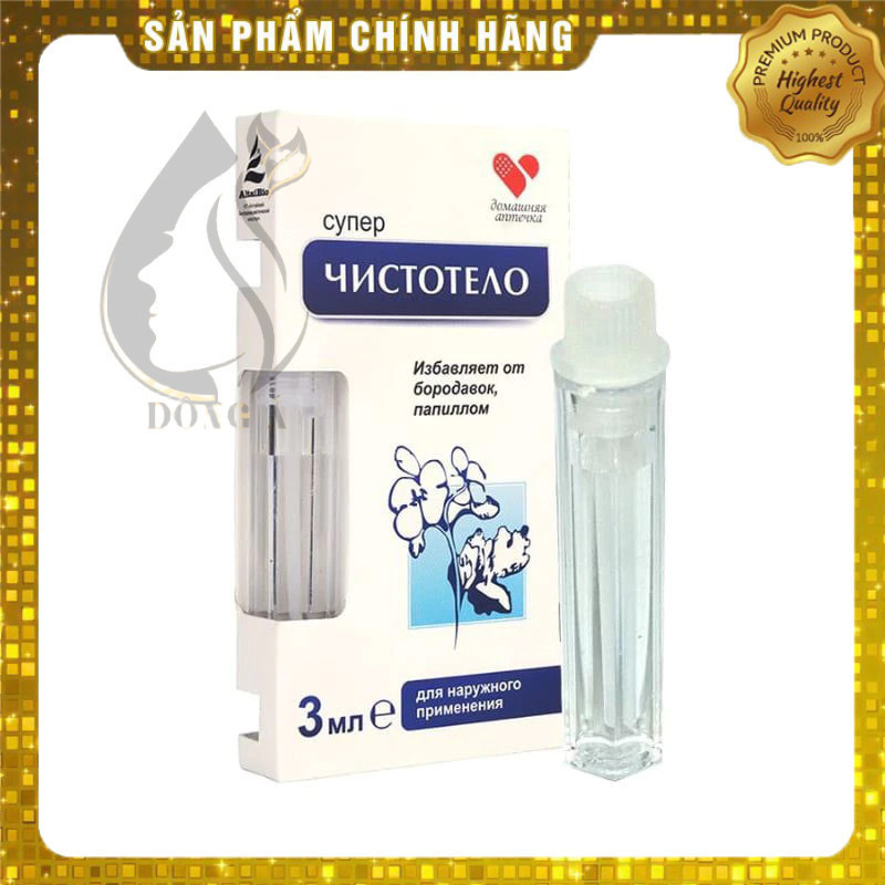 (CAM KẾT CH) Gel tẩy nốt ruồi, mụn cóc, mụn thịt Cynep chai 3ml