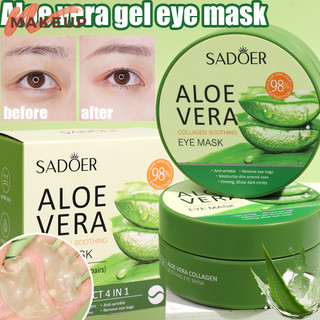 60 Mặt nạ mắt Aloe Vera Collagen - Sản phẩm chăm sóc da mắt - Miếng dán mắt chiết xuất thực vật tự nhiên - Chống nhăn, Dưỡng ẩm, Chống thâm quầng Túi mắt