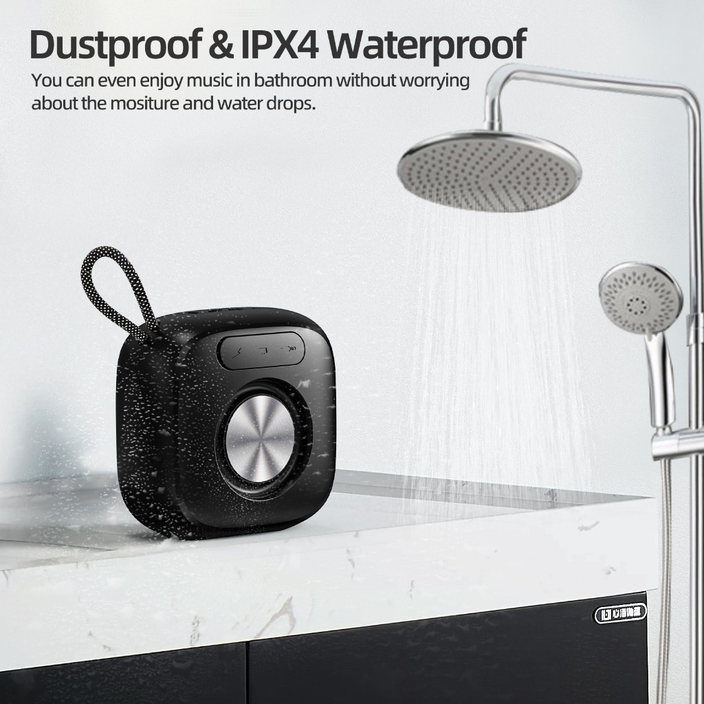 GOOJODOQ Loa Bluetooth  TWS 5.3 không dây có dây buộc Loa Mini di động Thẻ TF có thể sạc lại | BigBuy360 - bigbuy360.vn