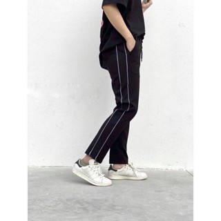 Quần Ống Suông Rộng Nam Nữ Track Pant Kẻ Sọc - Quần ullzang - Trouser line