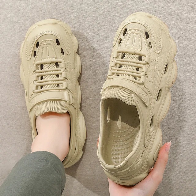 Jnbao Dép Nam Nữ Đế Dày Dép Nền Tảng EVA Clogs Giày Sân Vườn Thời Trang Cho Nữ Ngoài Trời Chunky Chống Trơn Trượt Đi Biển Dép