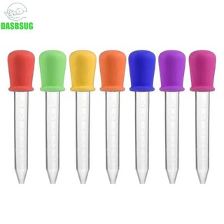 Dasbsug Pipet Chất Lỏng Nhỏ Giọt Cho Kẹo Ngọt Trẻ Em Nhà Bếp Kẹo Gummy Khuôn 5ml Trẻ Em Pipet Nhỏ Giọt Chuyển Chất Lỏng