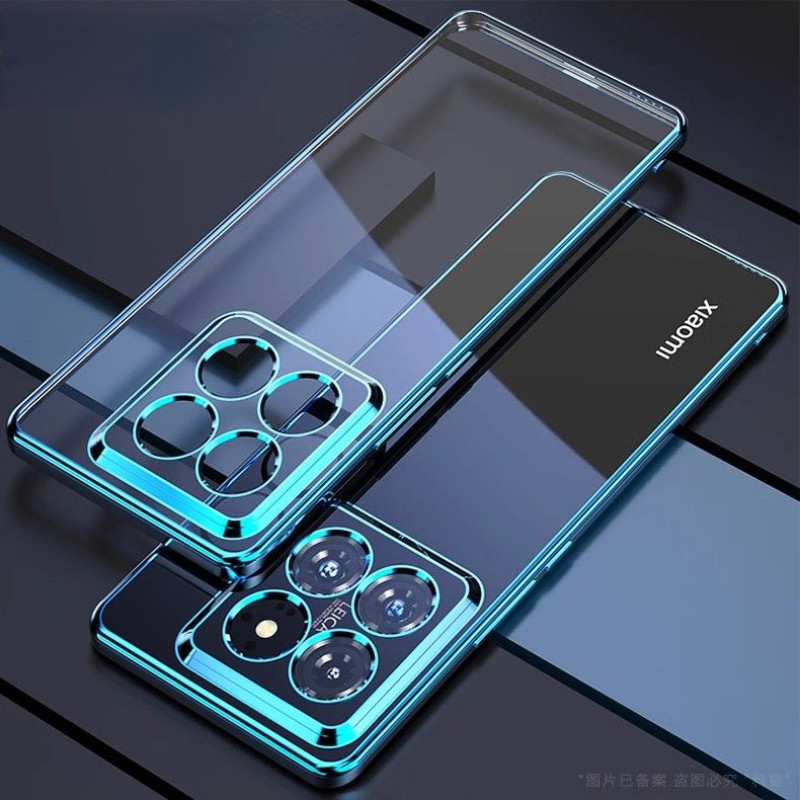 Dành Cho Xiaomi 14T 14 T Pro Ốp điện thoại TPU Mềm Silicon Trong Suốt Sang Trọng Cho MI 14T 14Pro 13T 12T 11T 10T Pro Ốp điện thoại Chống Sốc Thời Trang