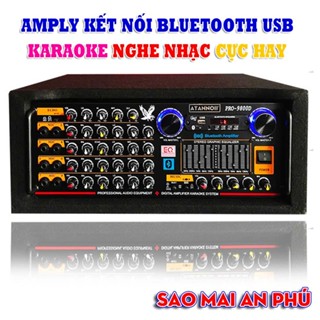 Ampli karaoke 16 sò JAPAN Lớn, Amply Bluetooth nghe nhạc Gia Đình ATANNOII PRO - 9800D