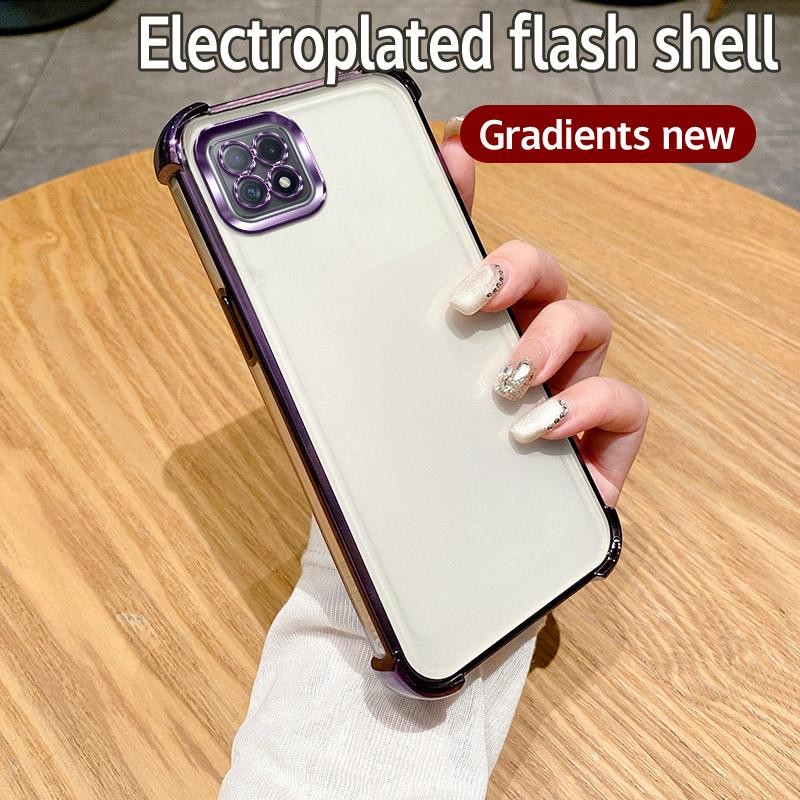 Dành Cho OPPO A73 5G A 73 5G CPH2161 Ốp Lưng Mạ Bling Silicon Mềm TPU Chống Rơi Ốp lưng