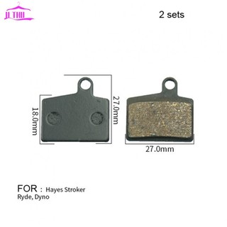 【UTHU】Bicycle Disc Brake Pads Bike Accessory Replacement 2 Pairs 25g Durable