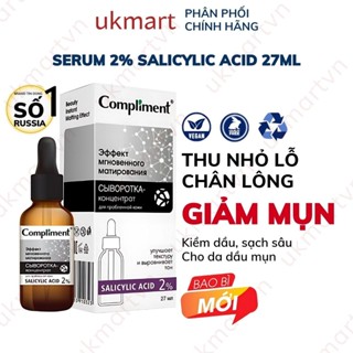Serum Dưỡng Da BHA Compliment Skin Salicylic Acid Se Khít Lỗ Chân Lông, Kiềm Dầu, Giảm Mụn 27ml