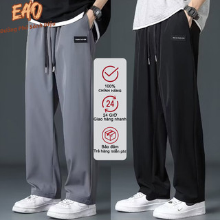 EATHO Hàn Quốc Quần ống rộng nam Quần thể thao nam Quần thun dài nam mỏng cộng với kích thước quần thể thao chạy bộ xu hướng