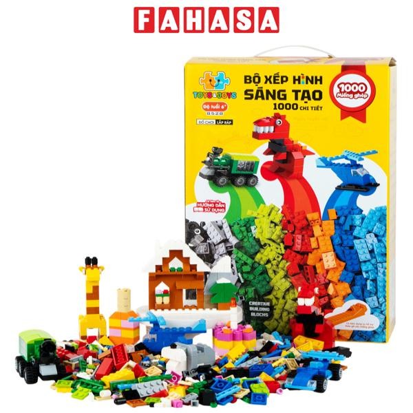 Đồ Chơi Lắp Ráp Sáng Tạo - Creative Building Blocks - Toys&Joys 8528 (1000  Mảnh Ghép)