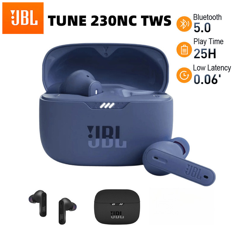 Tai nghe Bluetooth JBL Tune 230NCTWS có Mic Tai nghe không dây âm thanh nổi HIFI Tai nghe nhạc cảm ứng thông minh Tai nghe thể thao ngoài trời Burstod | BigBuy360 - bigbuy360.vn