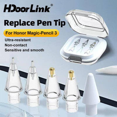HdoorLink Cho Honor Magic-Pencil 3 Bút Chì Thay Thế Ngòi Bút Stylus Đầu Kim Mềm Màn Hình Cảm Ứng Máy Tính Bảng Bút Nibs