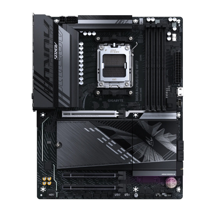Mainboard GIGABYTE B850 AORUS ELITE AX WIFI 7 Chính Hãng | ATX | Trắng + Đen | New 100% | BigBuy360 - bigbuy360.vn