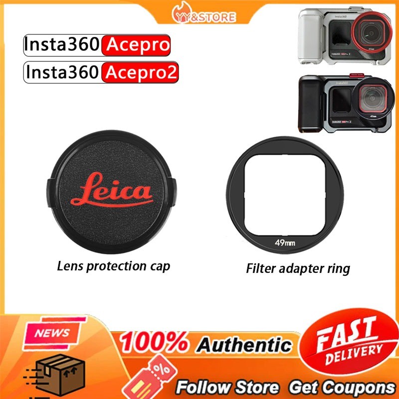 Insta360 Ace Pro 2 Vỏ Ống Kính Bộ Chuyển Đổi 49m Insta360 Ace Pro 2 Explorer Bộ Phụ Kiện