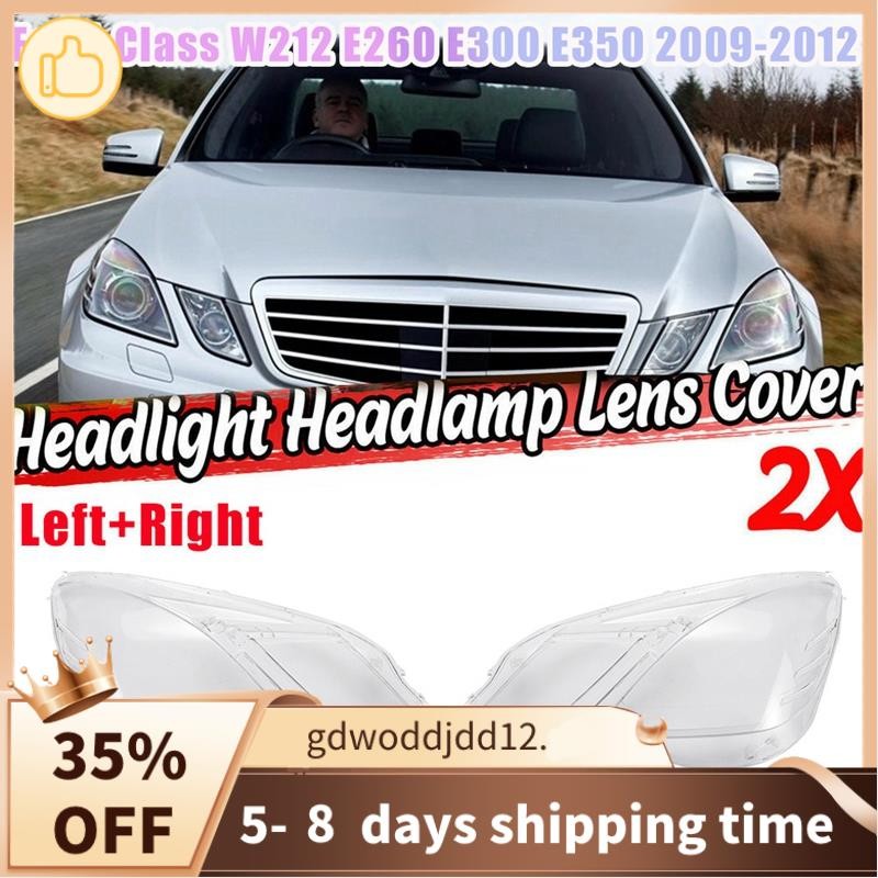 Bên Cao Cấp Cho - E Class W212 2009-2012 E300 E350 E500 E63 Vỏ Ống Kính Đèn Pha Đầu Vỏ Bóng