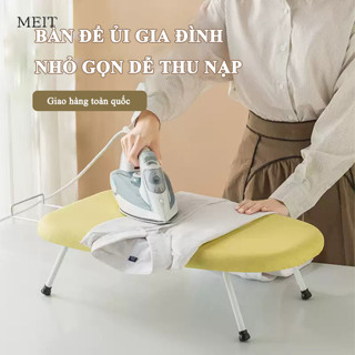 Bàn để ủi quần áo MEIT Bàn để ủi đồ thiết kế nhỏ gọn chân inox chắc chắn gấp gọn