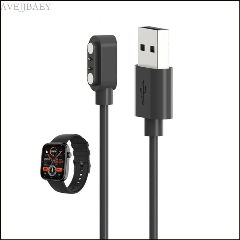 Avejjbaey Cáp Sạc USB Mạnh Dây Sạc Dây Màu Đen Cho Đồng Hồ Thông Minh COLMI P71 Sạc