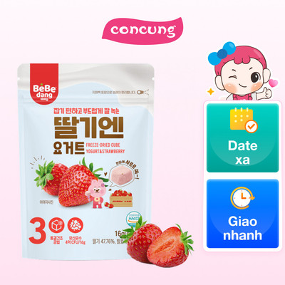 Sữa Chua Sấy Bebedang Vị Dâu Tây