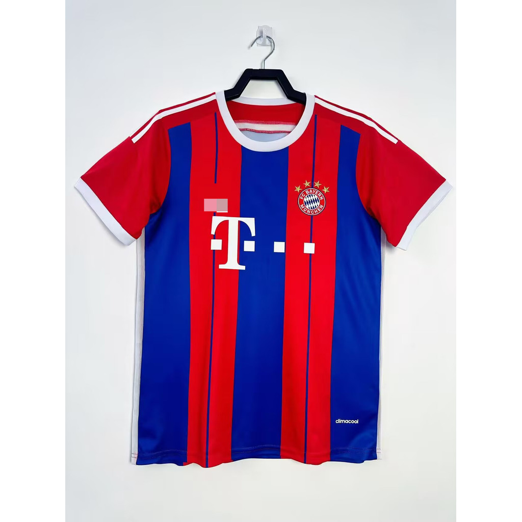 Áo thun ngắn tay thể thao bóng đá Bayern Home Retro Jersey 2014 15
