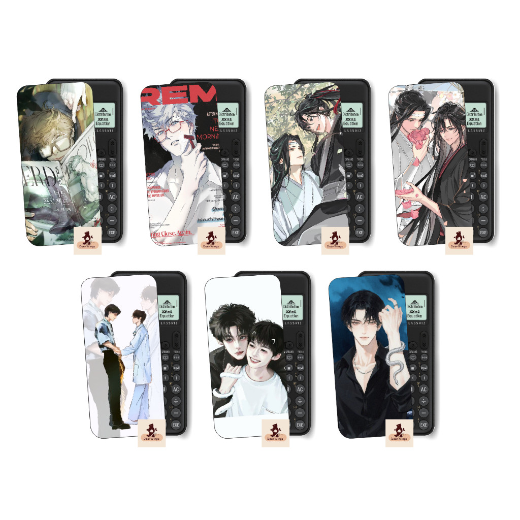 [Mẫu BL Manga/Manhua/Manhwa] Decal Boylove Dán máy tính Casio (Nerd project, Revenged Love, TTL)