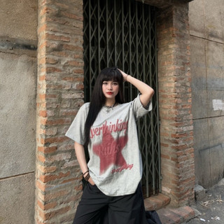 Áo phông brandy nữ 100% cotton Form rộng Xám fashion áo thun outerity đẹp SALUTE local brand Y1639