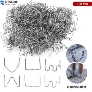 100 cái 0.6 / 0.8mm kim bấm nóng cho bộ sửa chữa máy hàn nhựa cản xe