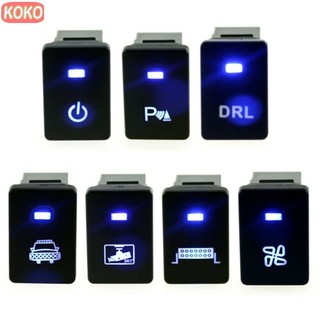 ⭐babyko⭐ nút nhấn công tắc thanh đèn led cho toyota 1 cái