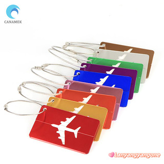 Canamek Thời Trang Mới Thẻ Hành Lý Hợp Kim Nhôm Nam Nữ Du Lịch Hành Lý Vali Dây Đeo Hành Lý Tên Hành Lý Giá Đỡ Nhãn Phụ Kiện Du Lịch Mới
