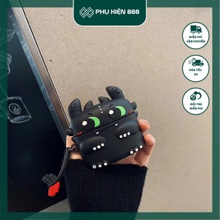 Case Airpod Pro - Ốp Airpods Pro răng sún & Light Fury - PK518
