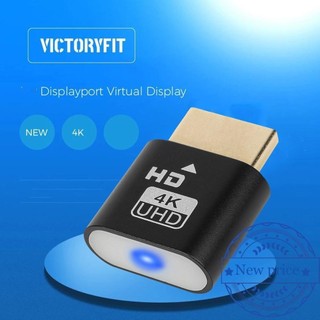 Hdmi Dummy Plug Bộ chuyển đổi màn hình ảo Hdmi Dummy Plug 4k H3a0