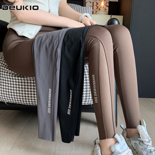 Quần cá mập DEUKIO mặc ngoài trời mùa hè, thiết kế mỏng thoáng khí và chống nắng, quần yoga 9 inch dành cho nữ, quần legging bó sát nén