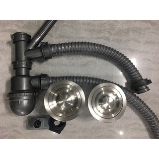 Bộ xả, xi phông chậu rửa chén phi 110