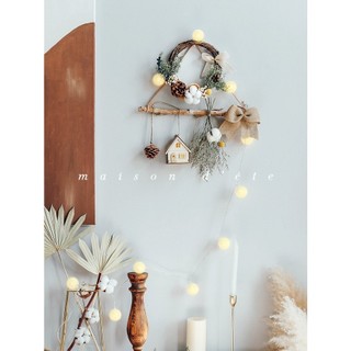 Set Hoa Khô, Macrame, Vòng Hoa Treo Tường Decor Trang Trí Style Bắc Âu
