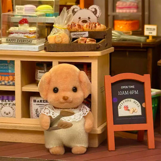 Sylvanian families mini senbel chó con búp bê sang trọng đồ chơi sylvanian gia đình poodle golden retriever chó trang trí