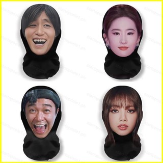 Bx Taylor Swift LISA Mr Bean Liu Yifei Ngộ nghĩnh Mặt nạ Giả mạo mặt nạ balaclava Mũ đội đầu chống nắng mặt nạ