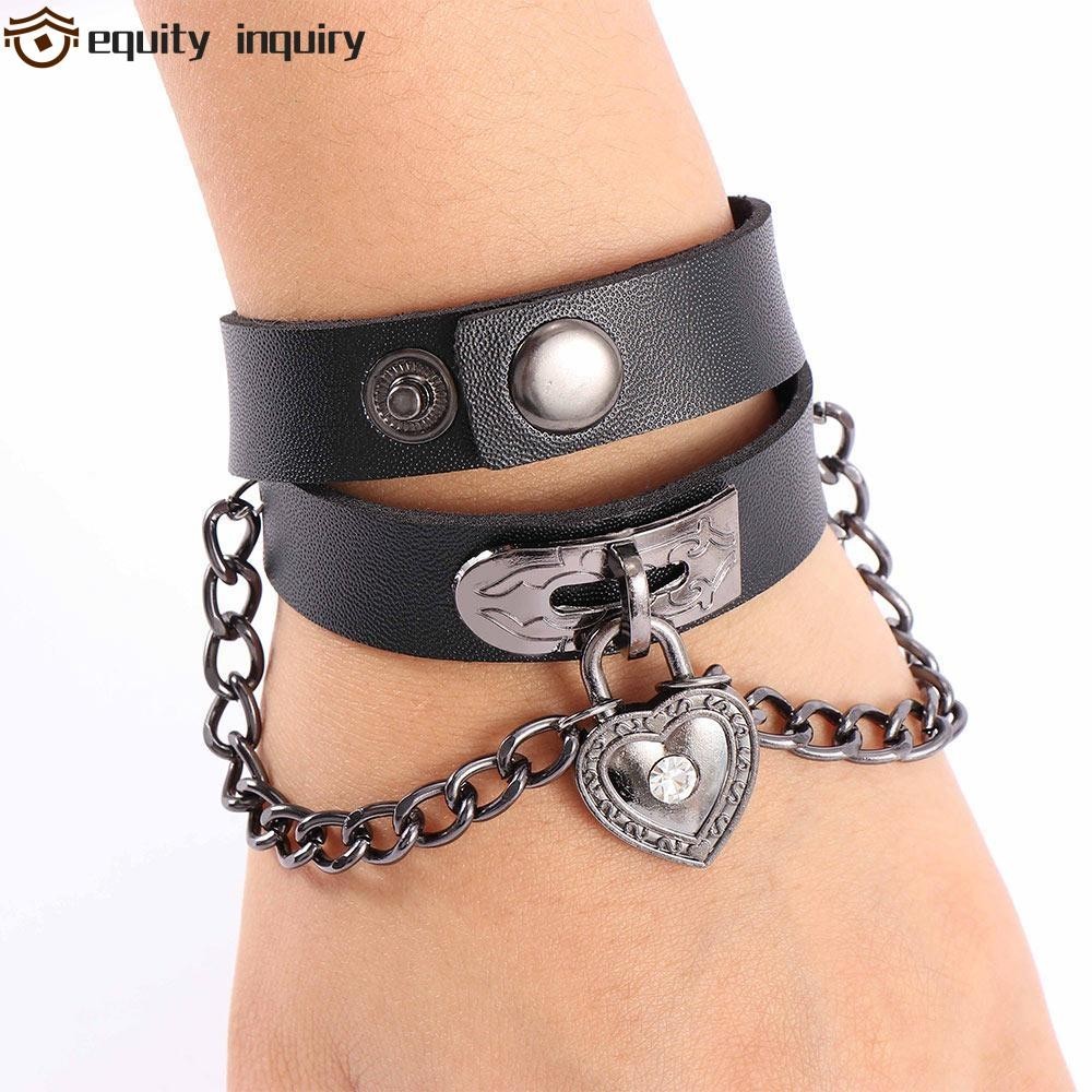 Vòng da choker phong cách Gothic cá tính